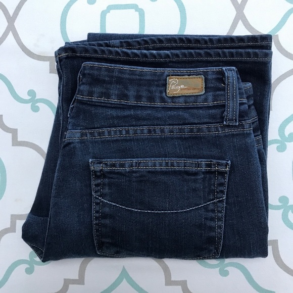 💙👖BEAUTIFUL PAIGE JEAN👖💙28 5/6 29” DARK PETITE - Picture 8 of 8